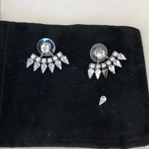 Dannijo ear jacket stud earrings